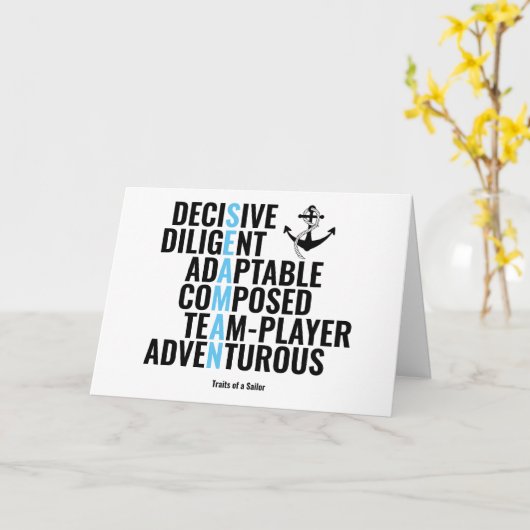 船員の特徴 カード (黄色い花)