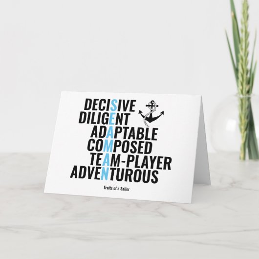 船員の特徴 カード (正面)