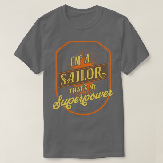 船員の職業 Tシャツ (デザイン正面)