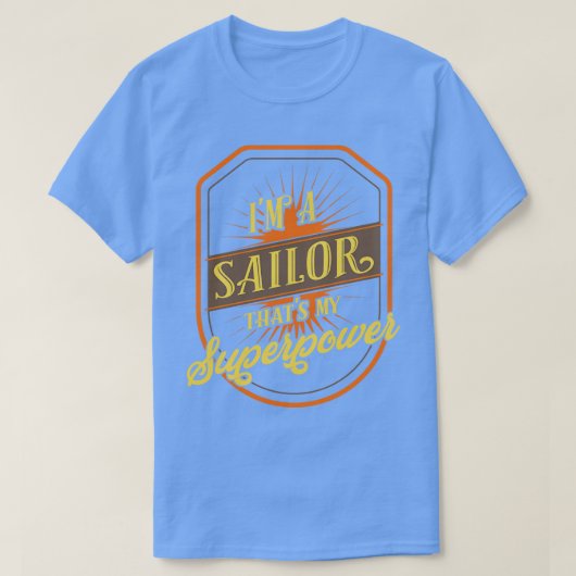 船員の職業 Tシャツ (デザイン正面)