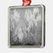 船員は天使の精神のバンドを見ます メタルオーナメント (左)