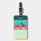 船員ストライプの者 ラゲッジタグ (正面縦)