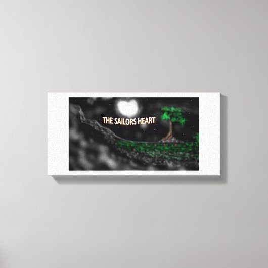 船員ハートカンバスプリント キャンバスプリント (正面)