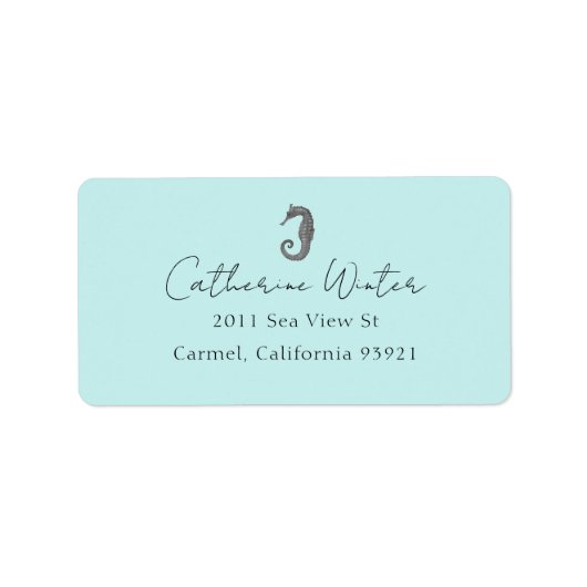 船員住所 ラベル (正面)