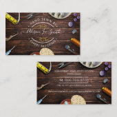 船員又はテーラーデスクハンド縫い名刺 名刺 (正面/裏面)