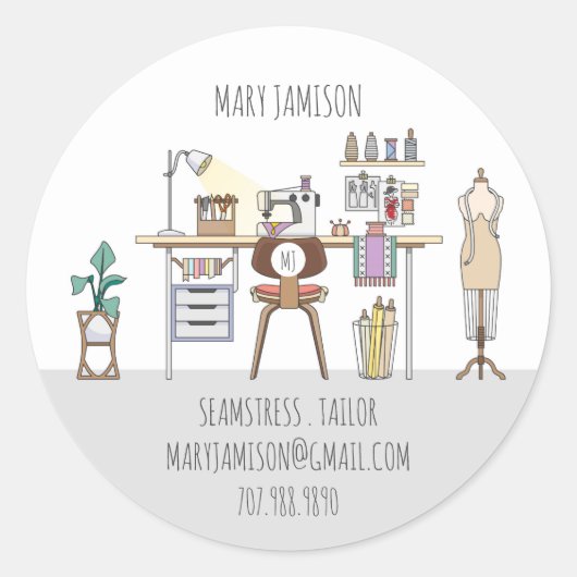 船員業 ラウンドシール (正面)