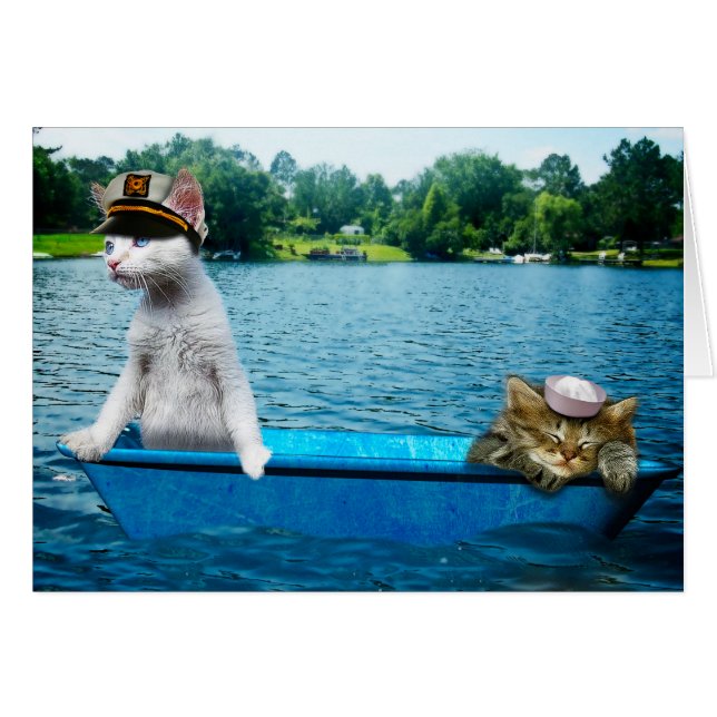 船員猫 (正面横)