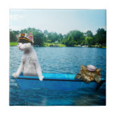 船員猫 タイル (正面)