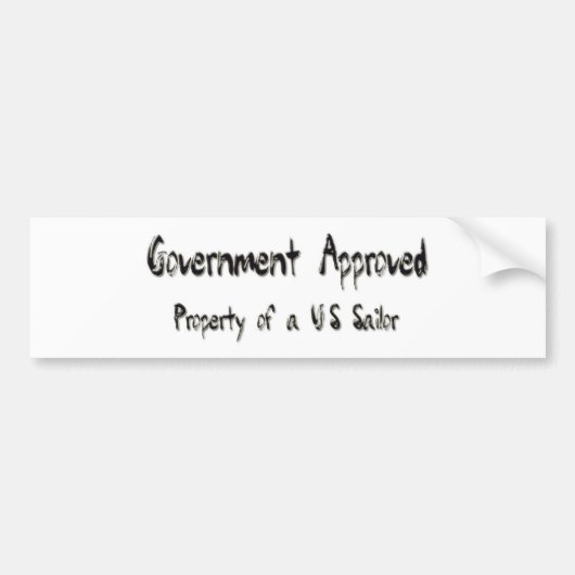 船員-バンパーステッカー バンパーステッカー (正面)