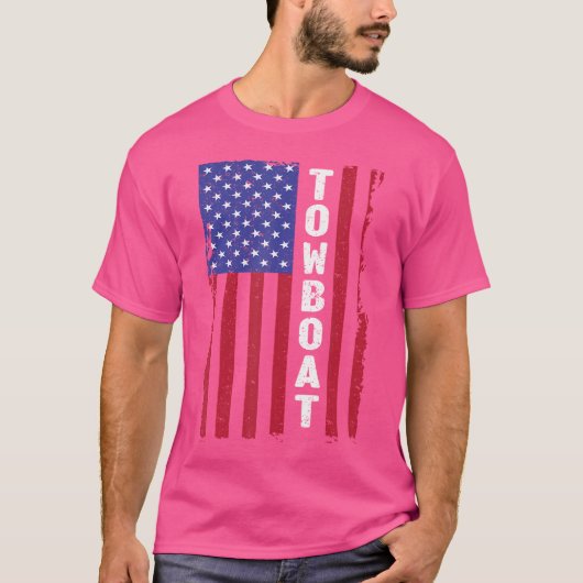 船員 水兵 海軍 タグボート 船長 Tシャツ (正面)