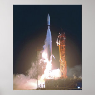 船員I金星NASAの方の宇宙への1台のロケット ポスター