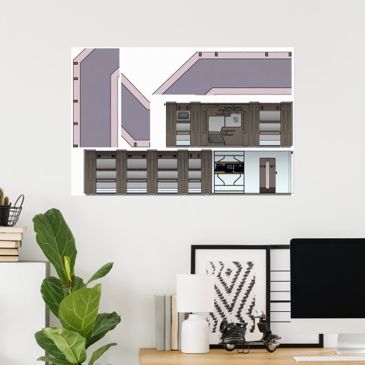 船失った技場 ポスター (ホームオフィス)