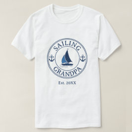 船好きなじいちゃん 結成年 Tシャツ