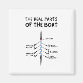 船実在の部分 マグネット (正面)