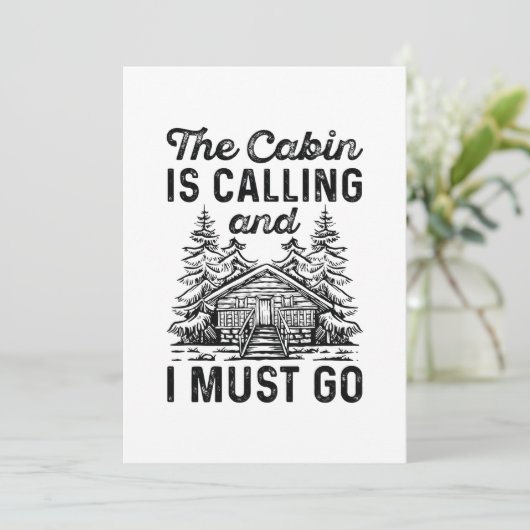 船室から電話がかかってきたから行かねばならない サンキューカード (スタンド正面)