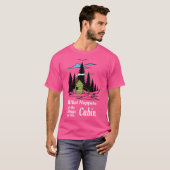 船室で起こること船室に留まるおもしろい Tシャツ (正面フル)