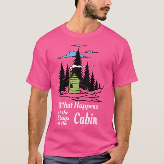 船室で起こること船室に留まるおもしろい Tシャツ (正面)