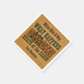 船室で起こる スタンダードカクテルナプキン (角)