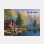 船室を水に引き込む ドアマット (正面)