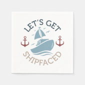 船尾に出よう スタンダードカクテルナプキン (正面)