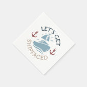 船尾に出よう スタンダードカクテルナプキン (角)