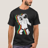 船底を持つ宇宙飛行士 Tシャツ (正面)