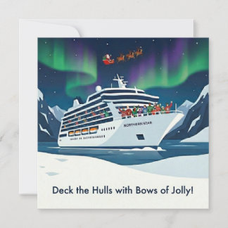 船旅のクリスマス。船乗りさんへのクリスマスカード！ シーズンカード