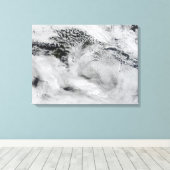 船波型の波雲 キャンバスプリント (インサイチュ (ウッドフロア))