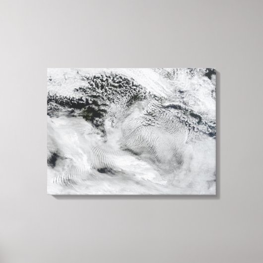 船波型の波雲 キャンバスプリント (正面)