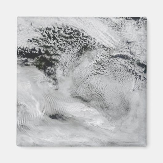 船波型の波雲 マグネット (正面)