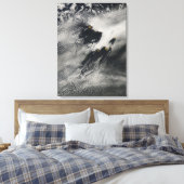 船波状波雲と雲渦 キャンバスプリント (インサイチュ (寝室))