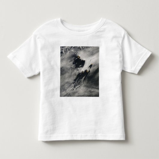 船波状波雲と雲渦 トドラーTシャツ (正面)