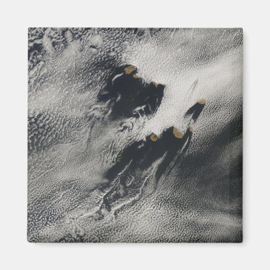 船波状波雲と雲渦 マグネット (正面)