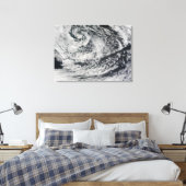 船波状波雲2 キャンバスプリント (インサイチュ (寝室))