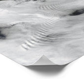 船波状波雲2 ポスター (角)