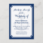 船結婚に乗って – いかり達が体重を増やす 出欠カード (裏面)