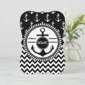 船結婚や船のいかり 招待状 (スタンド正面)