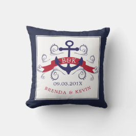 船航海のいかり結婚テンプレート クッション