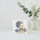 船航海のと満月のセーリング スクエア名刺 (スタンド正面)