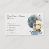 船航海のと満月のセーリング 名刺 (裏面)