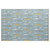 船航海のに浮かぶ青い川 ファブリック (ファットクウォーター)