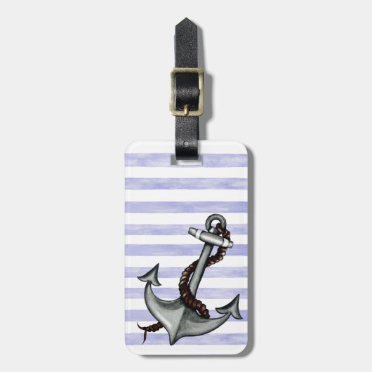 船航海ののいかり ラゲッジタグ (正面縦)
