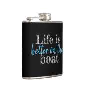 船航海ののレタリング フラスク (右)