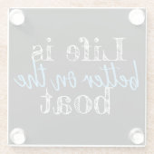 船航海のの方が命だ | ガラスコースター (裏面)