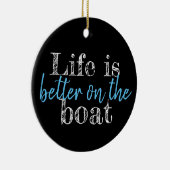 船航海のの方が生活が好い | セラミックオーナメント (右)