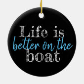 船航海のの方が生活が好い | セラミックオーナメント (裏面)