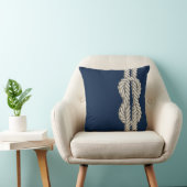 船航海のの綱で青 クッション (椅子)