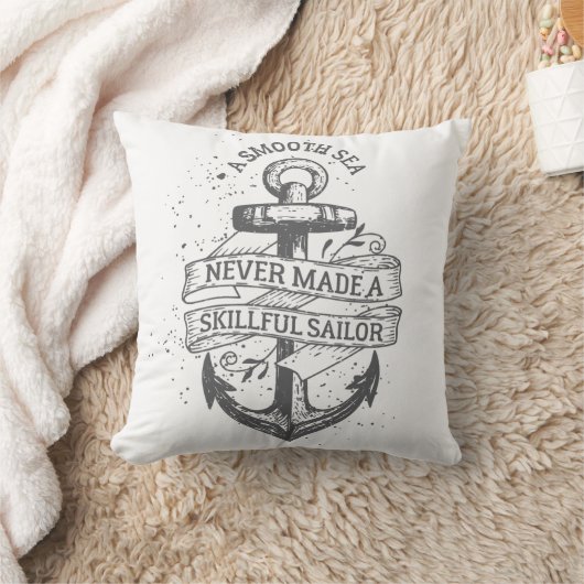 船航海のやる気を起こさせる員引用文 クッション (ブランケット)