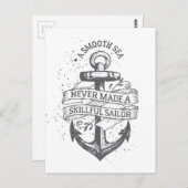 船航海のやる気を起こさせる員引用文 ポストカード (正面/裏面)