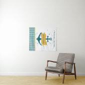 船航海のパーソナライズされた名 タペストリー (インサイチュ(横))